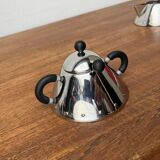 Postmodern Italian plateau for sugar and milk by Michael Graves for Alessi, 1980s, set of 3.