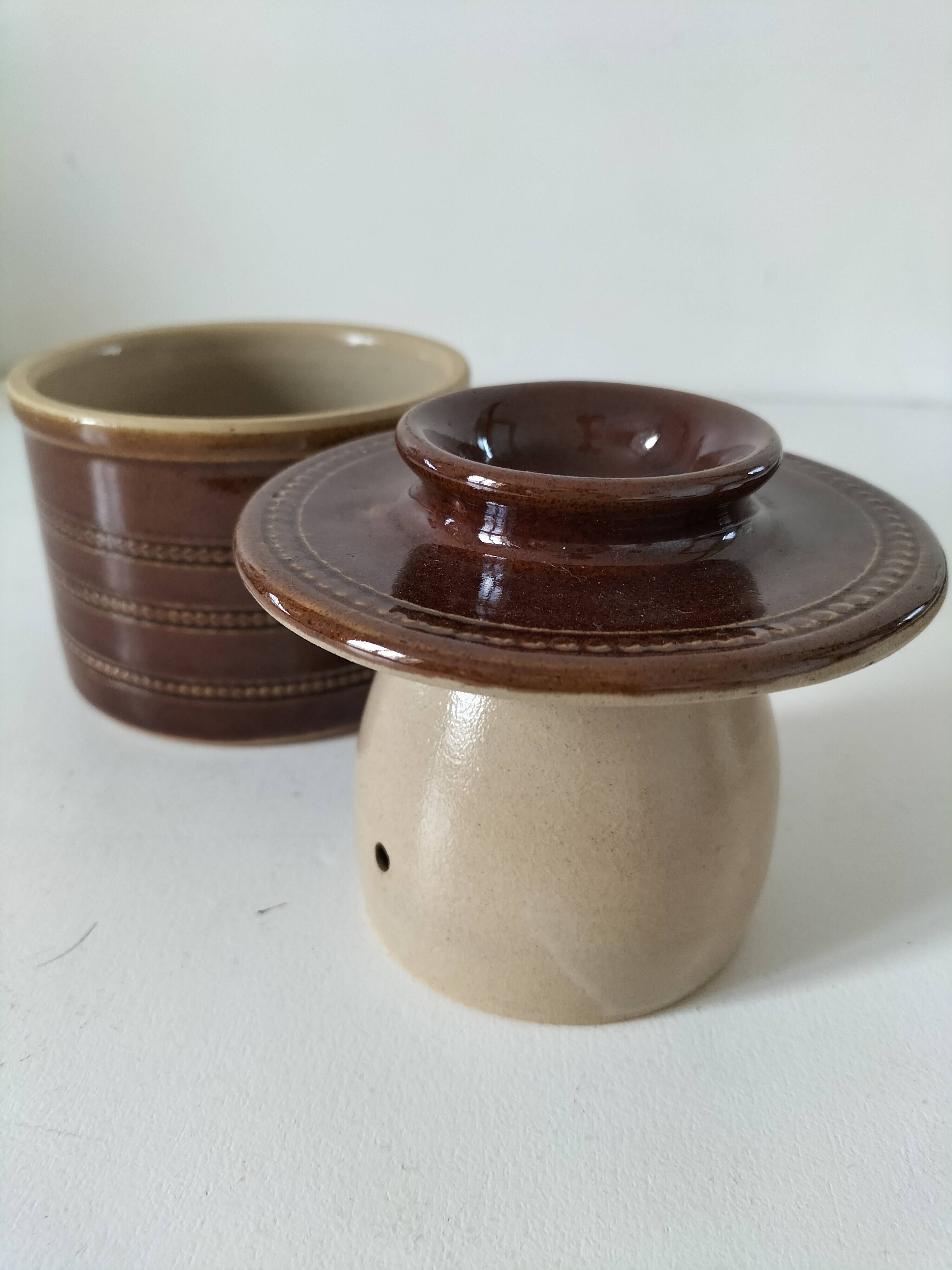 Vintage Berry Pottery Butter Dish