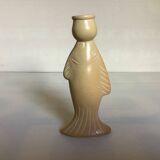 Soapstone fish candle holder