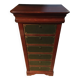 "Mahogany-coloured cherry wood notary cabinet 'Félix Monge'"