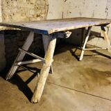 Large rustic country table