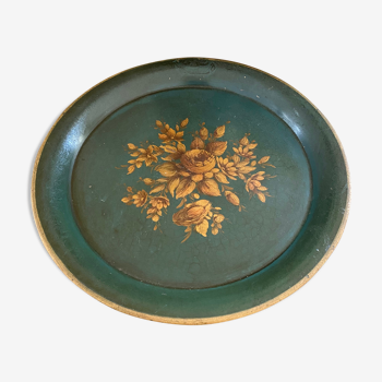 Round plate painted napoleon III 3