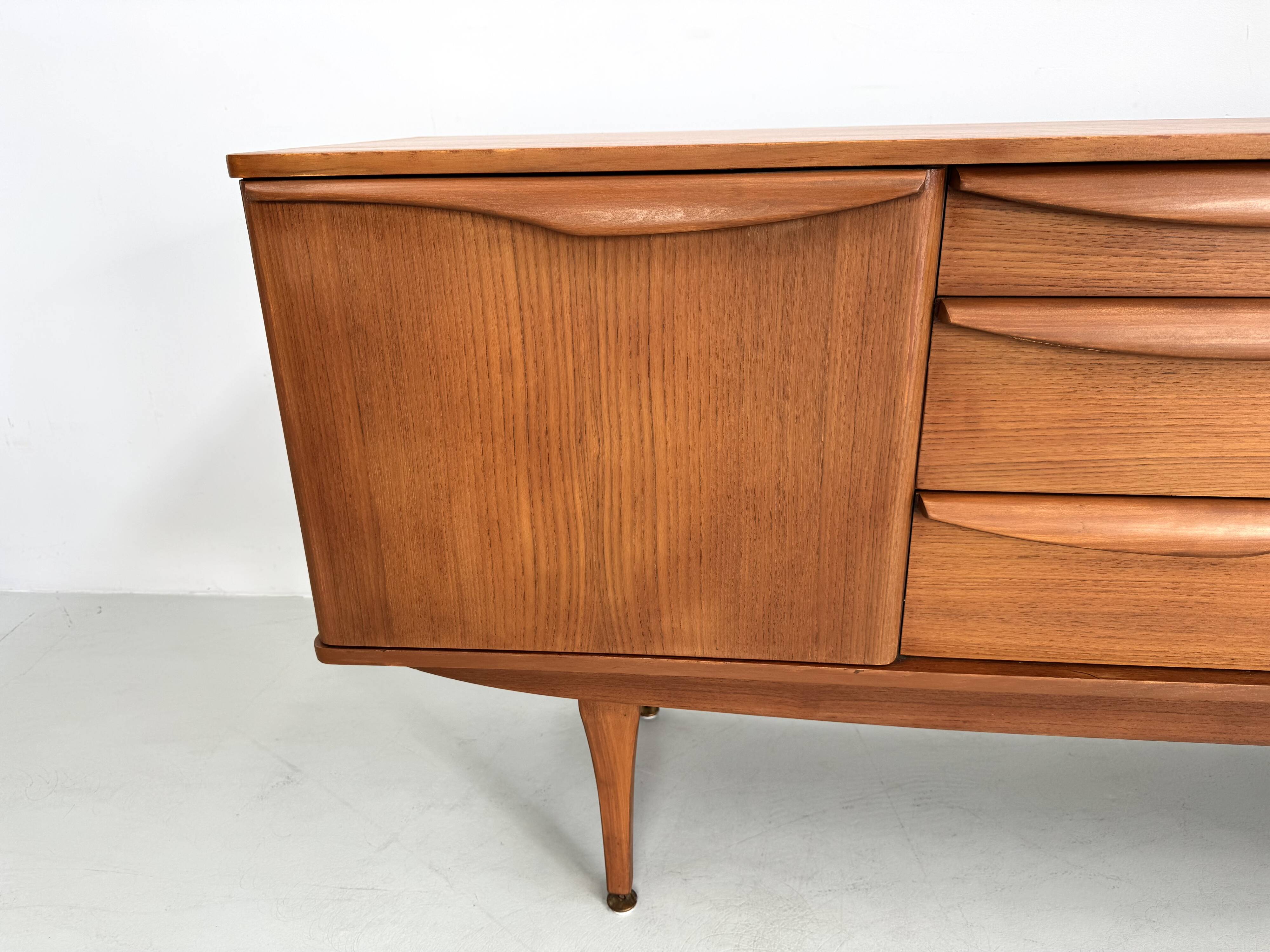 Beautiful and unique Stonehill sideboard from the 1960s made of teak wood.
