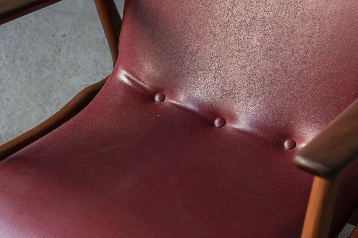 Set easy chairs by louis van teeffelen for wébé, dutch design, 1960s