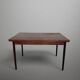 Scandinavian extendable dining table in teak