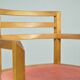 Exceptional fruitwood dining table set in art deco style, 1980s
