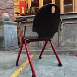 Set of 6 plichaise chairs by souvignet