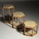 Set of 3 side tables Roche Bobois