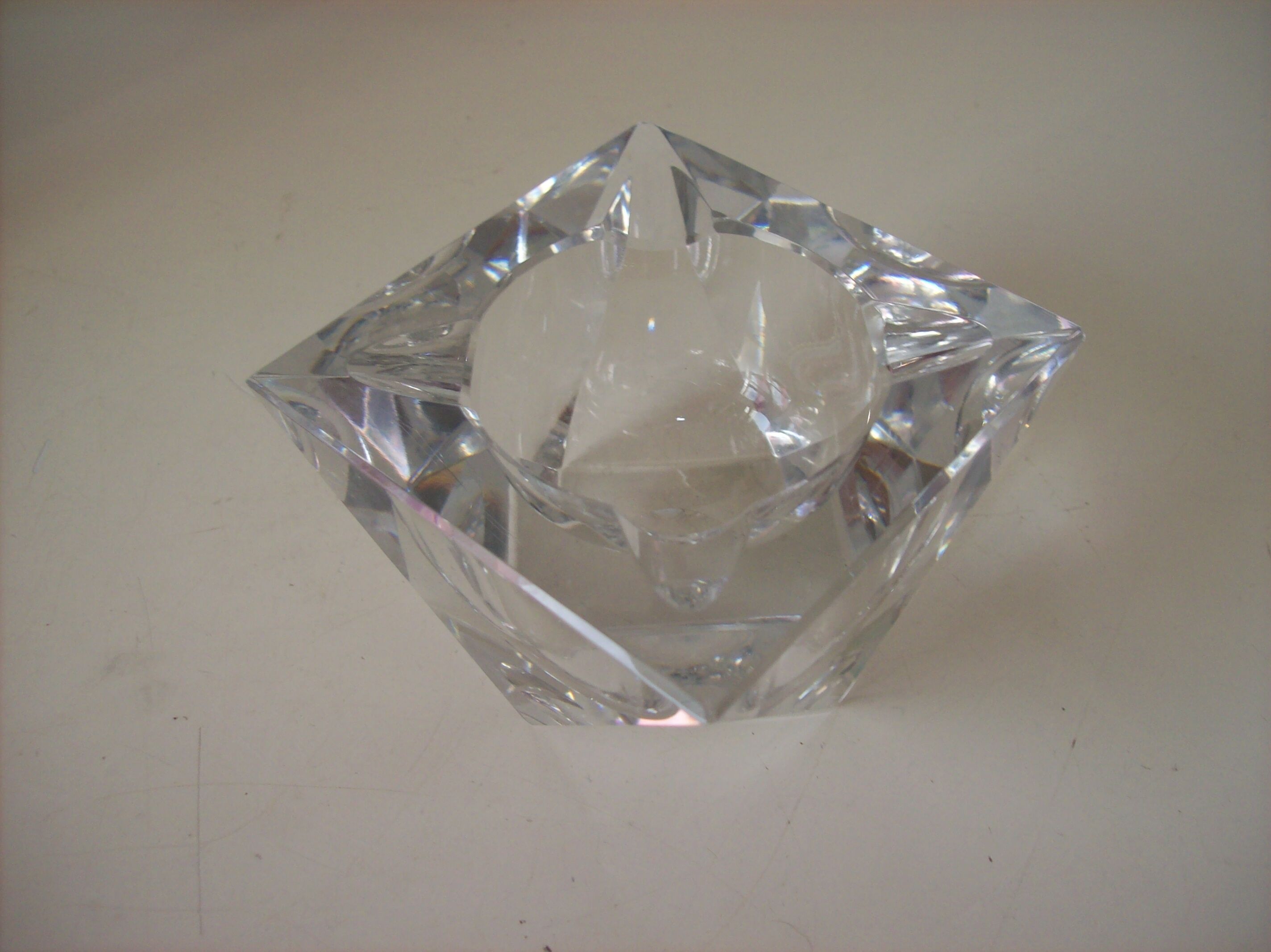 Saint Louis crystal ashtray