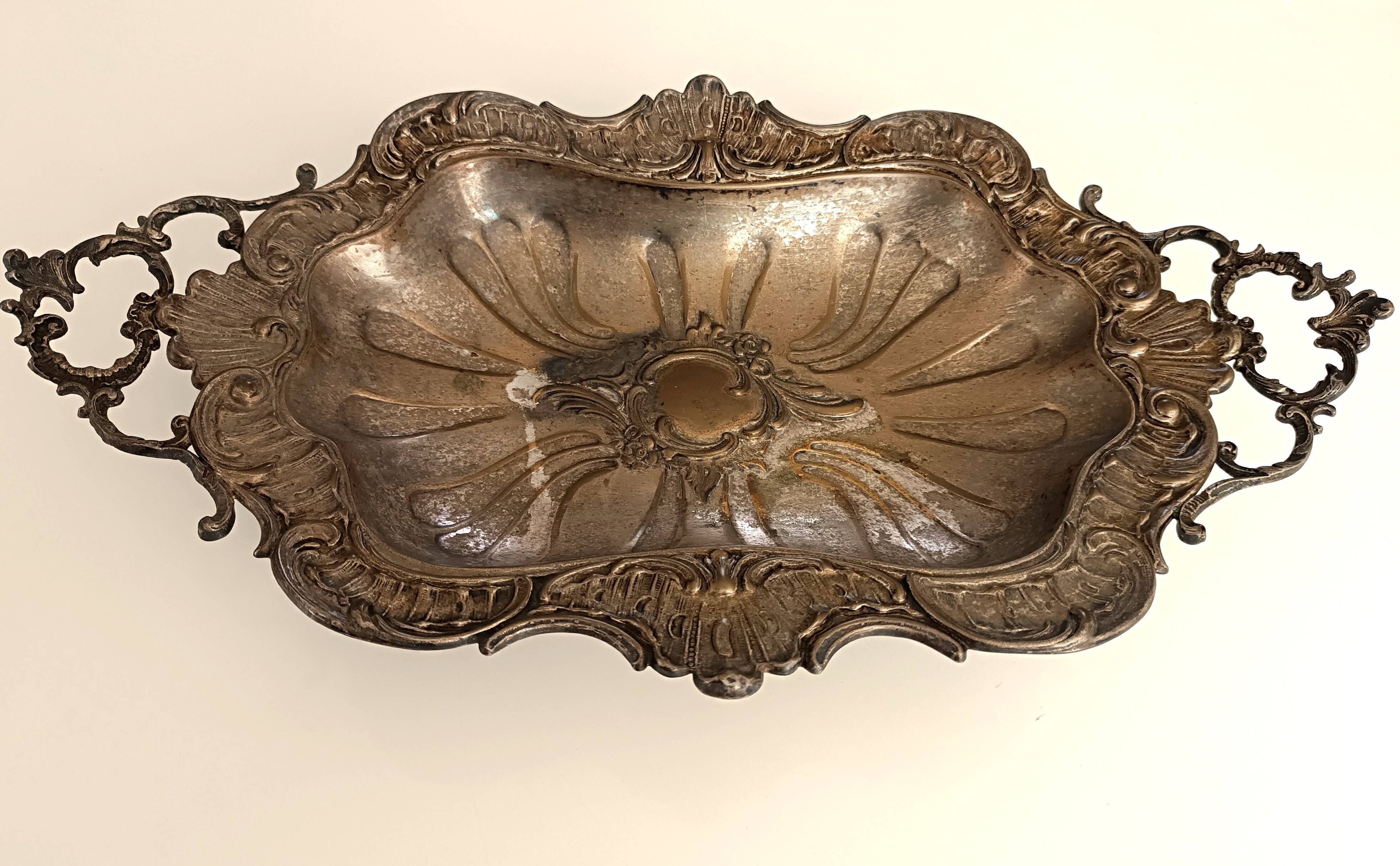 Rocaille Centrepiece Silver-Plated Bowl