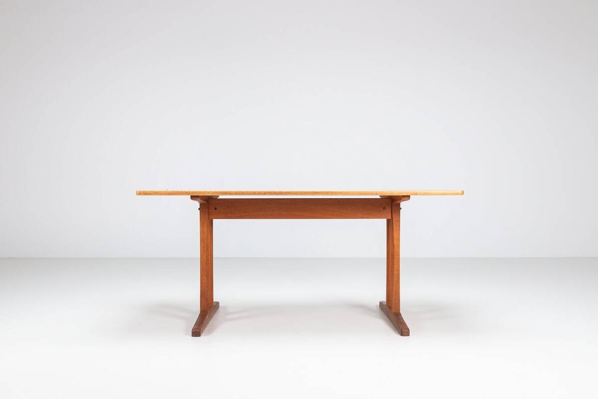 Borge Mogensen C18 Shaker dining table in oak, FDB Mobler, Denmark, 1947