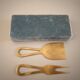 Waterman Gold Cheese Knife and Fork