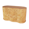 Exceptional chest of drawers in natural rattan
