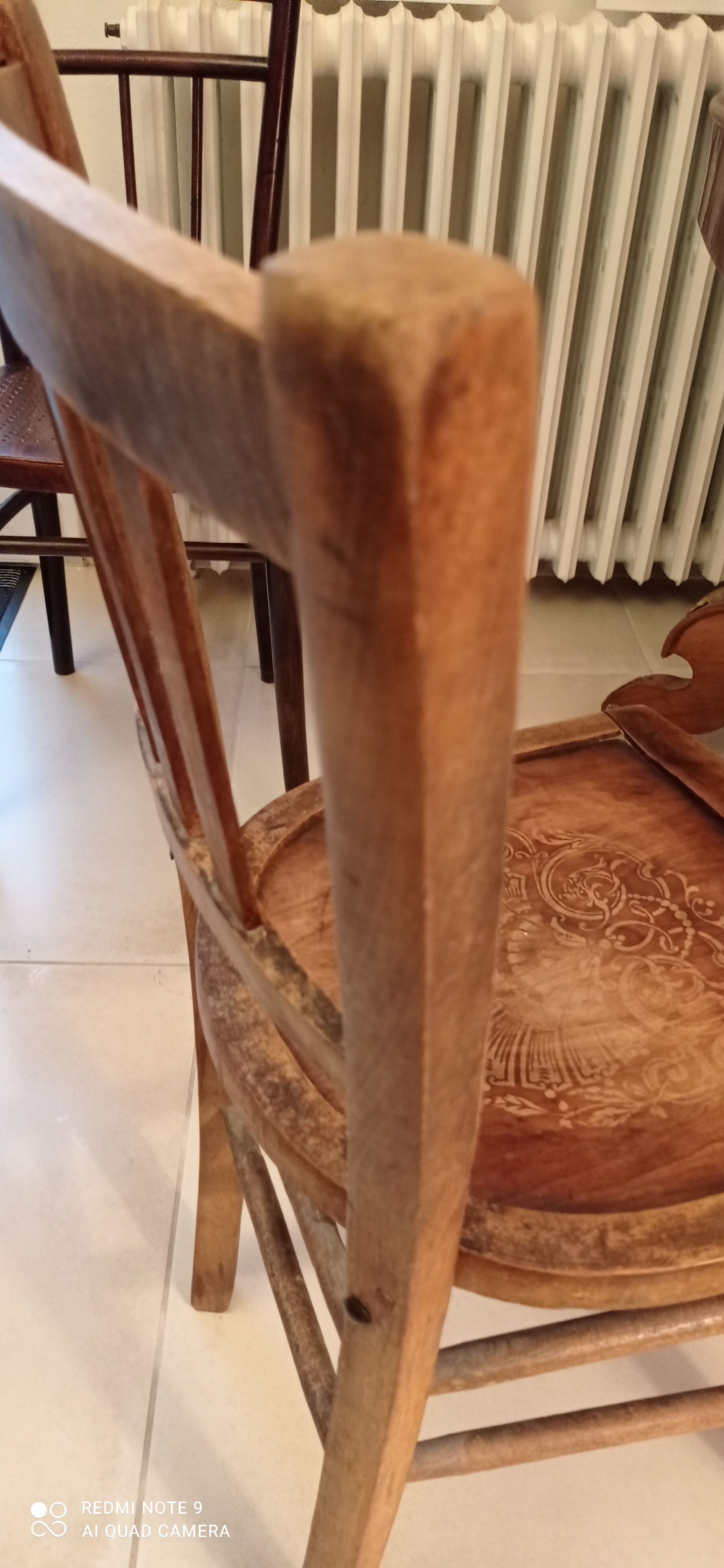 Antique bistro chair