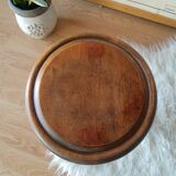 Ancien tabouret de ferme, campagne en bois tripode   - vintage