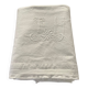 Linen/cotton embroidered sheet.  Monogram TH