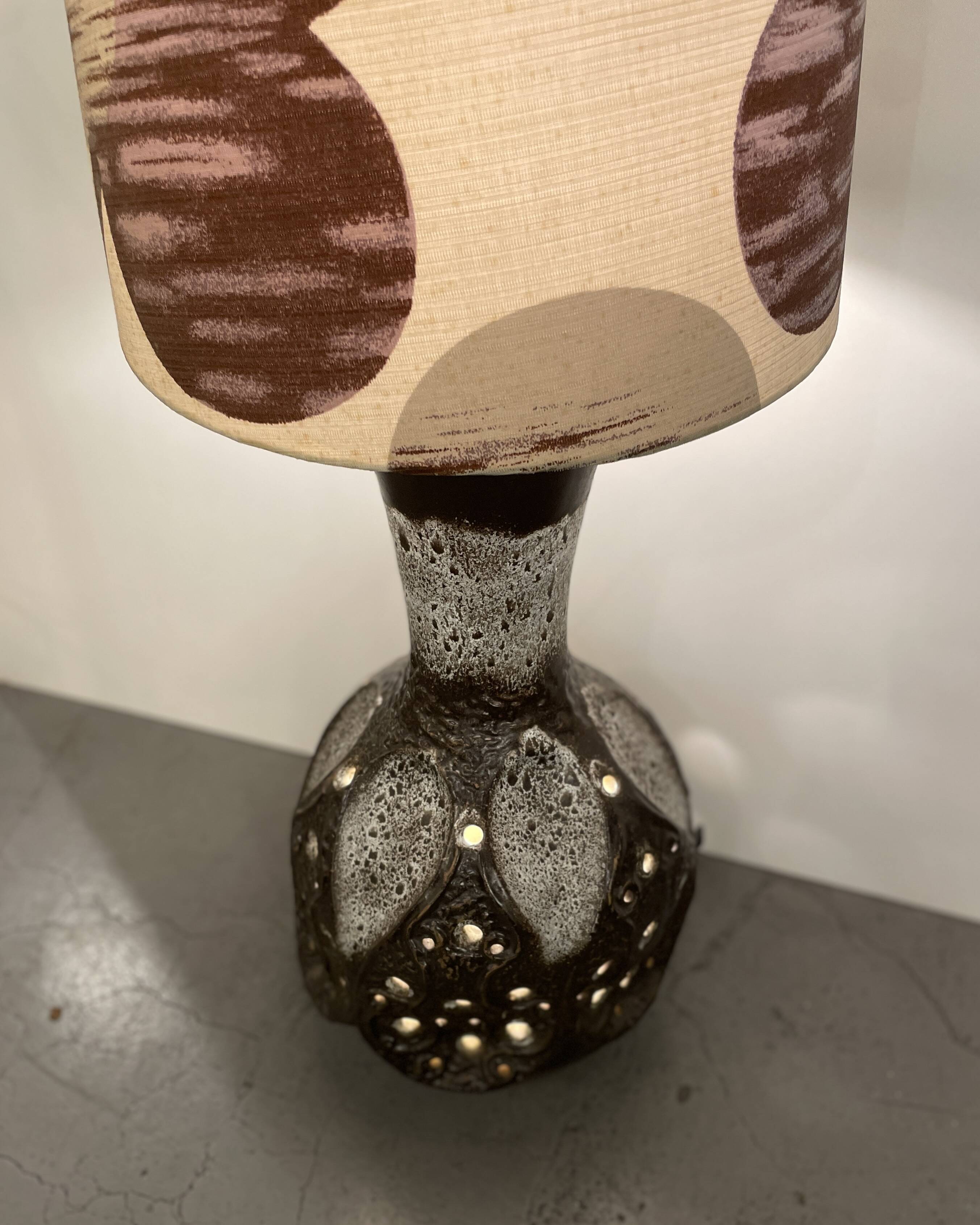 German Ceramic Floor Lamp from 1970'
