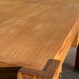 Adjustable pine desk design from the 80s