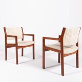 Ensemble de 4 fauteuils design danois par Christian Hvidt pour Soborg Mobelfabrik