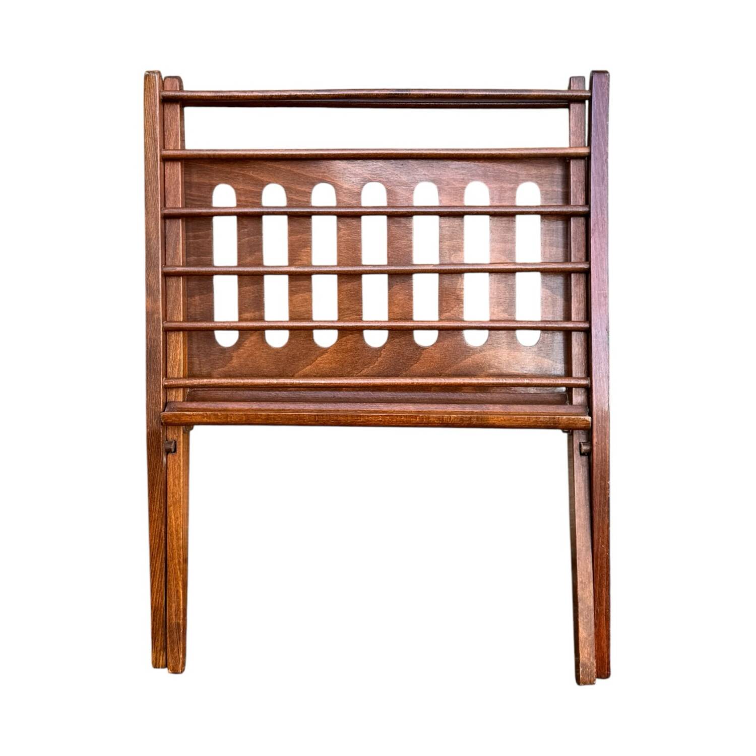 Vintage Scandinavian 60s magazine rack