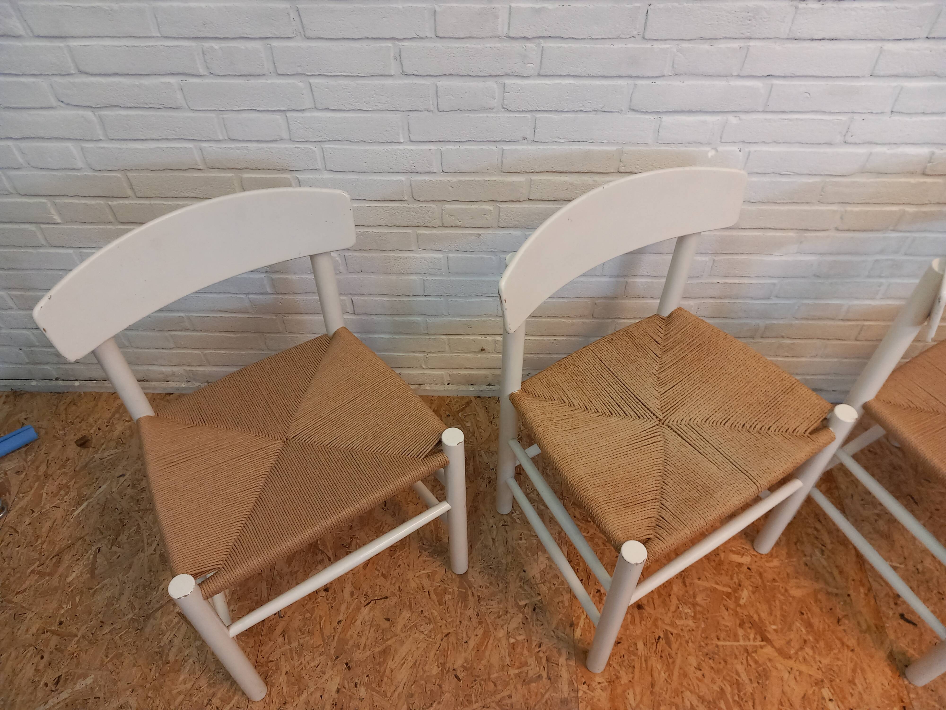Ensemble de 4 chaises Fredericia Börge Mogensen