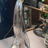 Vintage lamp foot crystal st louis
