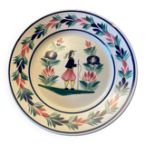 Large HB Quimper plate