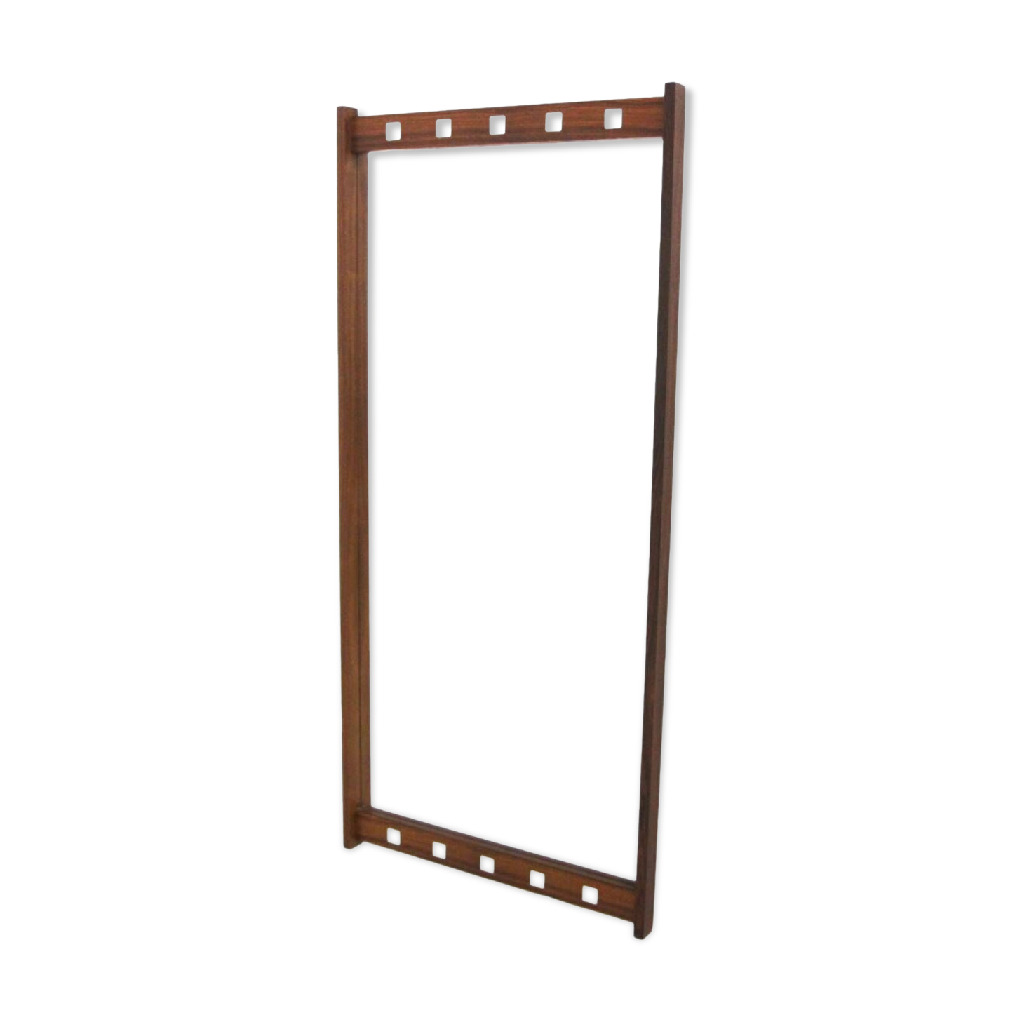Scandinavian mirror "Champion" in rosewood, 122x57cm, Fröseke, Nybrofabriken, Sweden, 1960