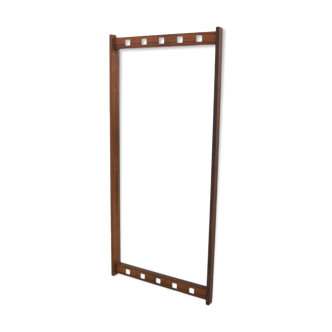 Scandinavian mirror "Champion" in rosewood, 122x57cm, Fröseke, Nybrofabriken, Sweden, 1960