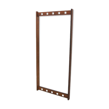 Scandinavian mirror "Champion" in rosewood, 122x57cm, Fröseke, Nybrofabriken, Sweden, 1960