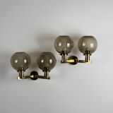 Pair of V-149/2 Two-Light Wall Sconces by Hans-Agne Jakobsson