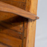Fauteuil asiatique en lattes de bois upcyclé