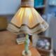 Lampe avec pied statuette asiatique en jade