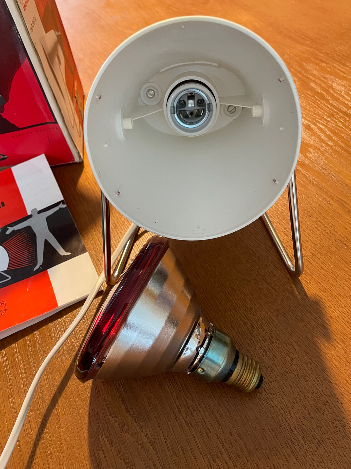 Infrafil lamp by Charlotte Perriand