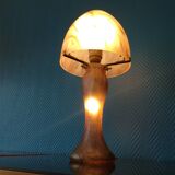 Lamp "mushroom" dome glass paste