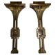 Italian Deco Style Wall Lamps in Bronze attributed to Banci, 1970s, Set of 2