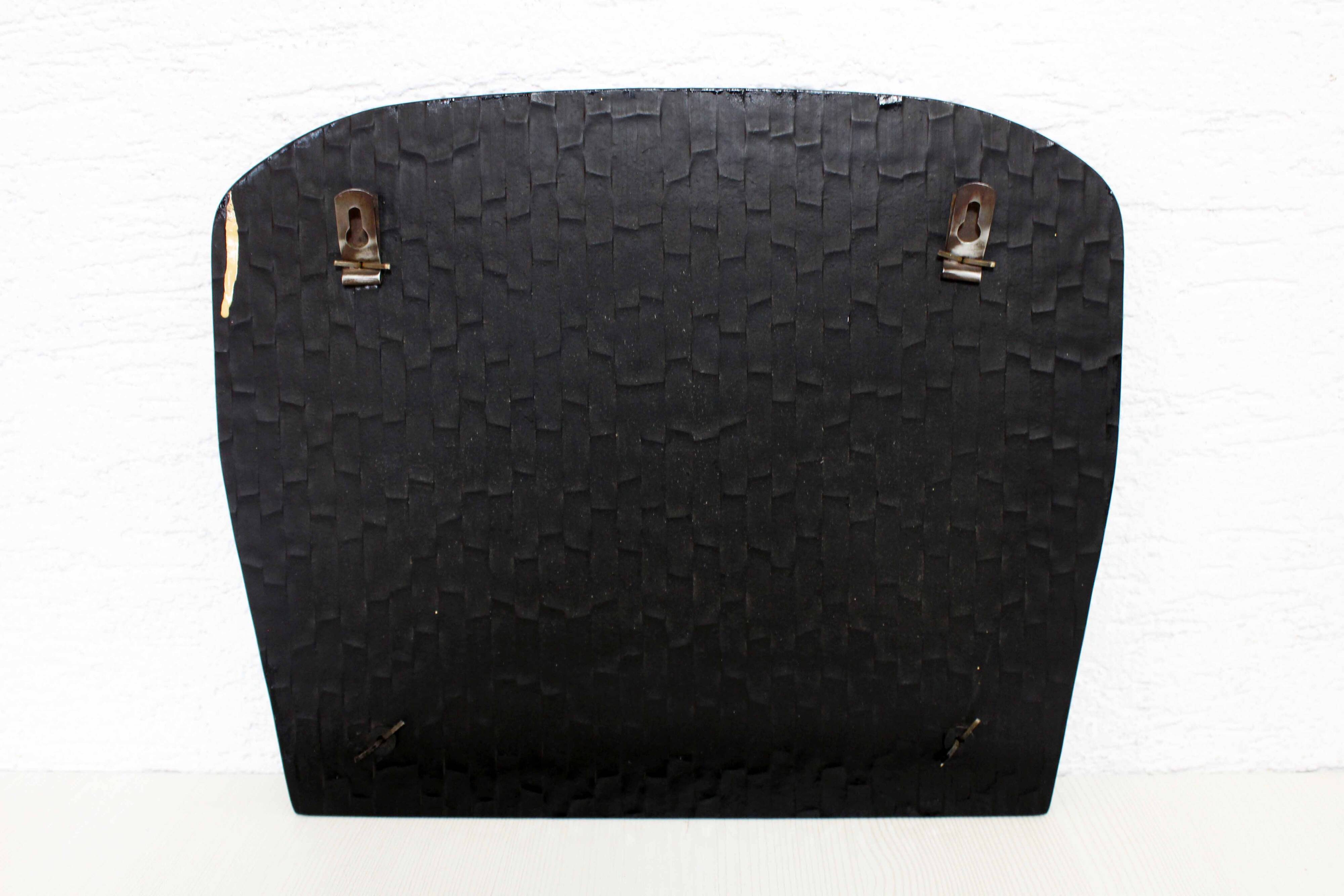 Black glass mirror 1970