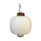 Suspension Reggiani opaline and teak