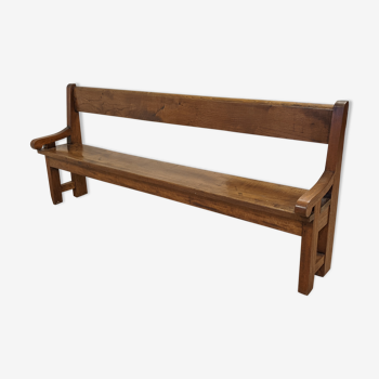 Oak and chestnut bench