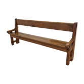 Oak and chestnut bench
