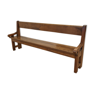 Oak and chestnut bench