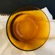 6 amber Duralex cups