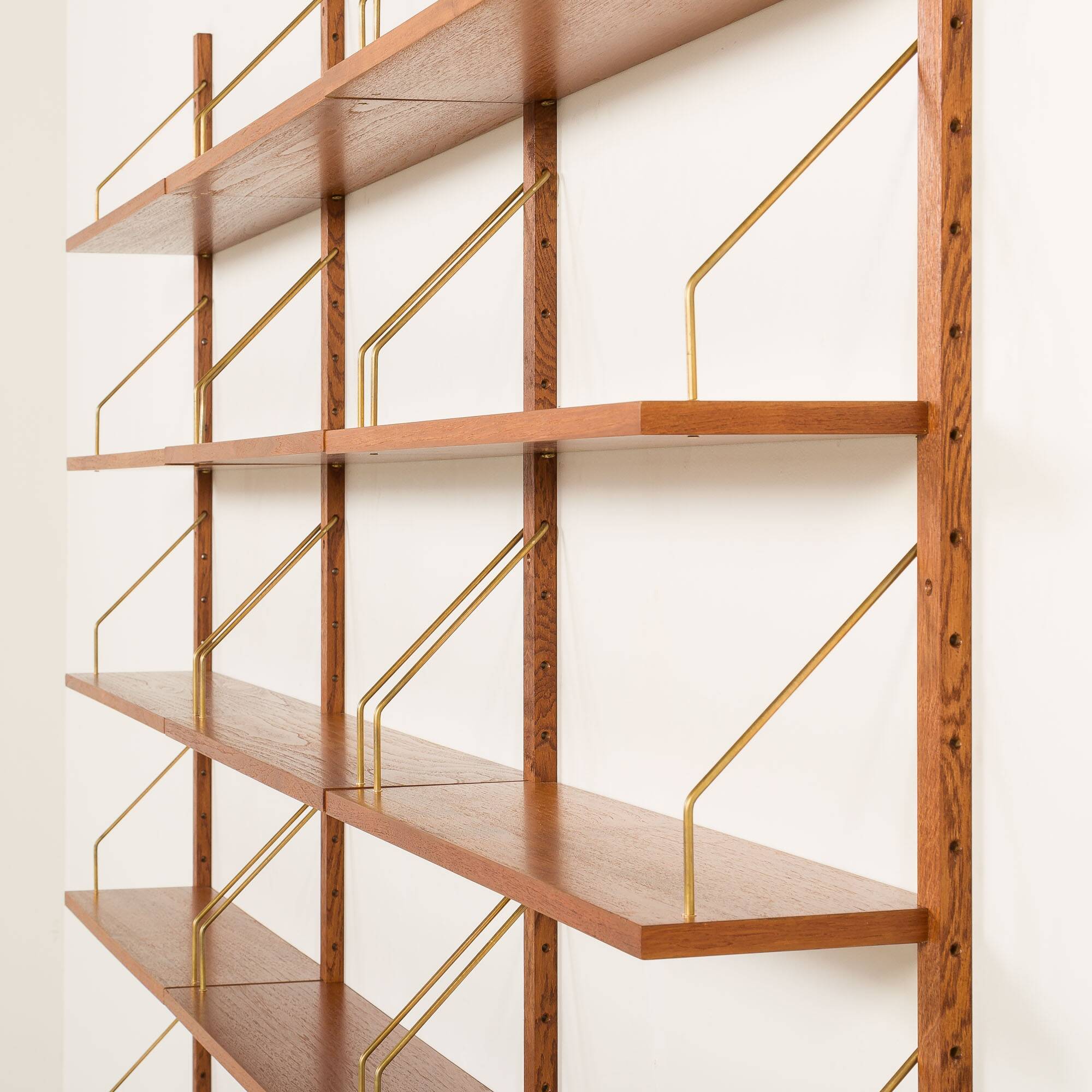 Danish teak shelving unit attr. to PS System, Randers, Denmark, 1960s
