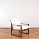 Fauteuil en teck danois des années 1960.