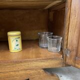 Vintage sideboard with "moustache" base