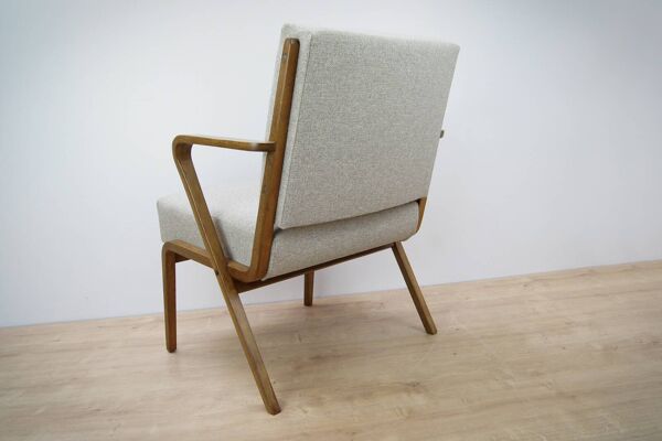 Fauteuils par Selman Selmanagic pour VEB Deutsche Werkstätten Hellerau, 1950s, Set de 2