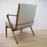 Armchairs by Selman Selmanagic for VEB Deutsche Werkstätten Hellerau, 1950s, Set of 2