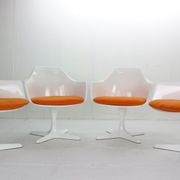 Maurice Burke set of 4 armchairs model No. 116 for Arkana, Space Age 1960's