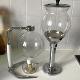 Hellem vacuum coffee maker 6a12 cups complete with its tulip chrome holder