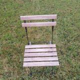Vintage garden folding chairs